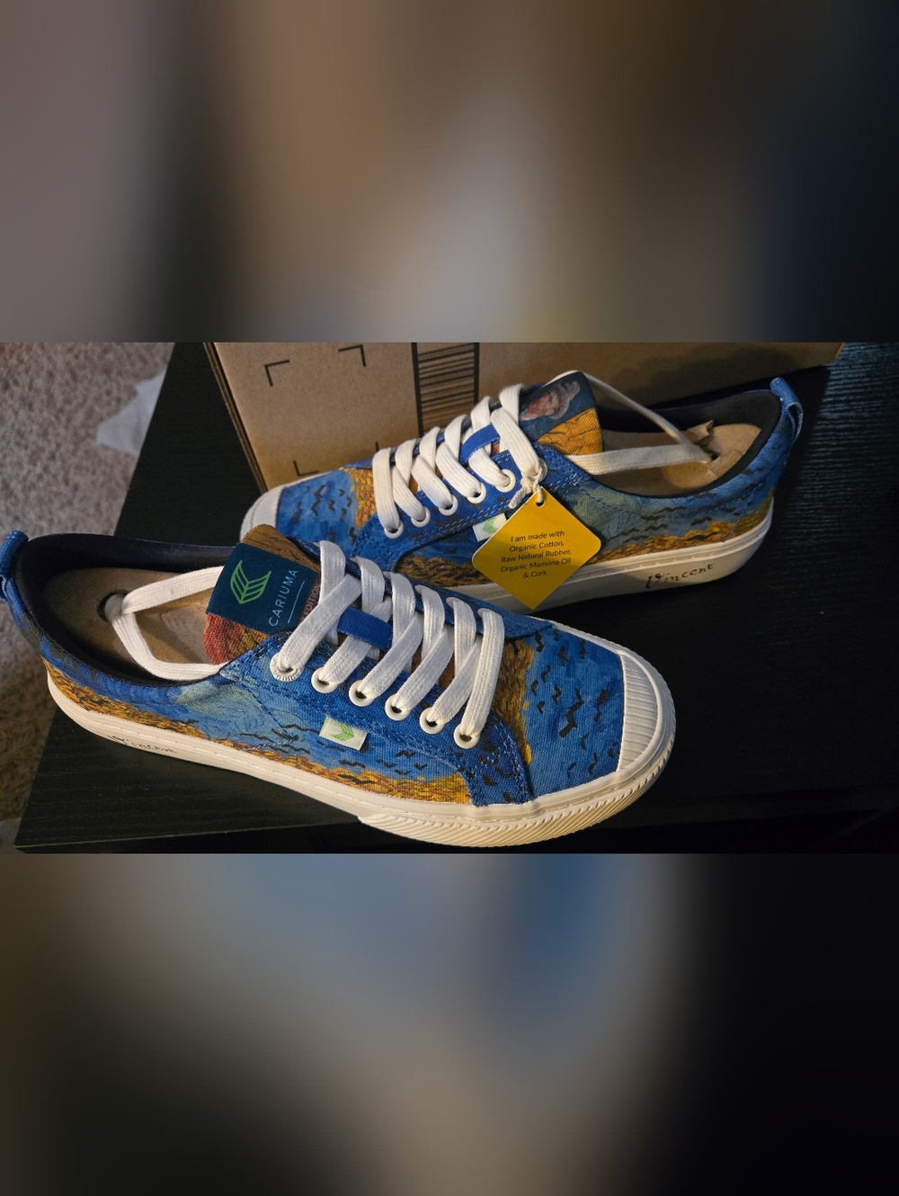 Cariuma Van Gogh Collab Wheatfield Women's Sz 9.5